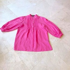 Chic Lauren Ralph Lauren Linen Pink Tunic sz L